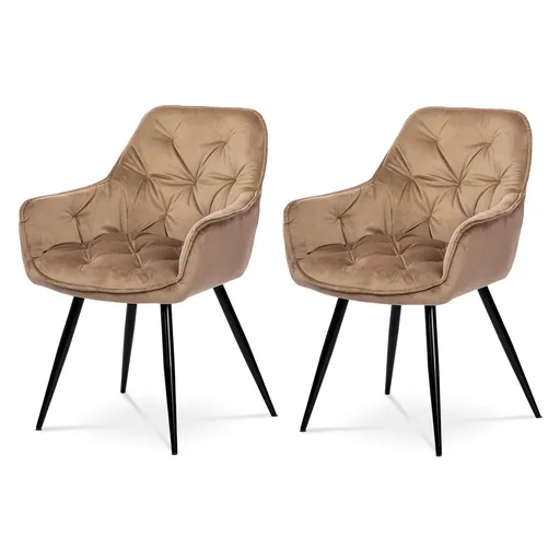 Set de scaune de sufragerie DCH-421 CAP4, 2 buc., cafeniu