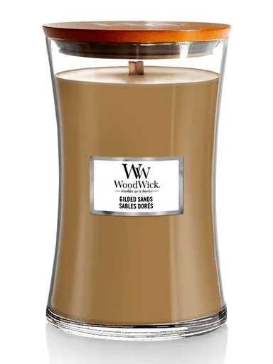 WoodWick Lumânare parfumată Gilded Sands 609,5 g