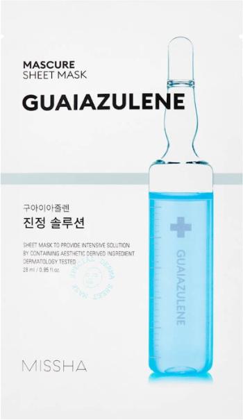 Missha Mască facială calmantă Guaiazulene (Mascure Sheet Mask) 28 ml