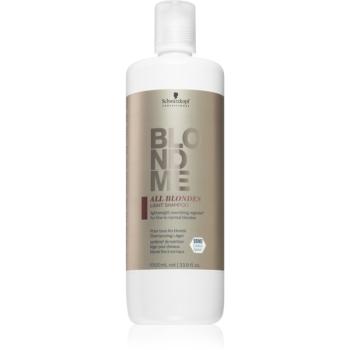 Schwarzkopf Professional Blondme All Blondes Light sampon hranitor pentru par fin si normal 1000 ml