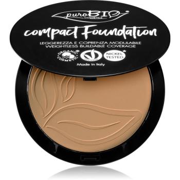 puroBIO Cosmetics Compact Foundation pudra compacta SPF 10 culoare 04 9 g