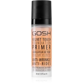 Gosh Velvet Touch bază sub machiaj, cu efect de netezire 30 ml