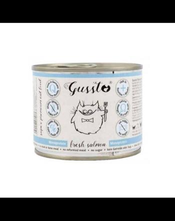 GUSSTO Cat Fresh Salmon SOMON PROASPĂT 200 g