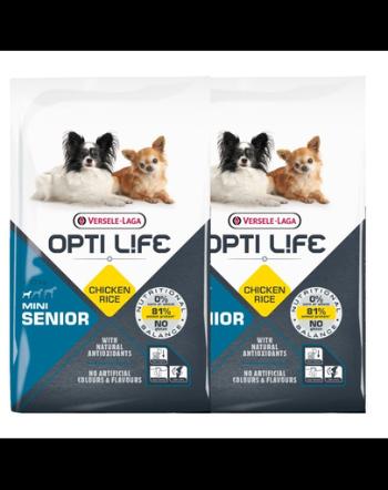 VERSELE-LAGA Opti Life Senior Mini hrana uscata pentru caini seniori de talie mica 15 kg (2 x 7,5 kg)