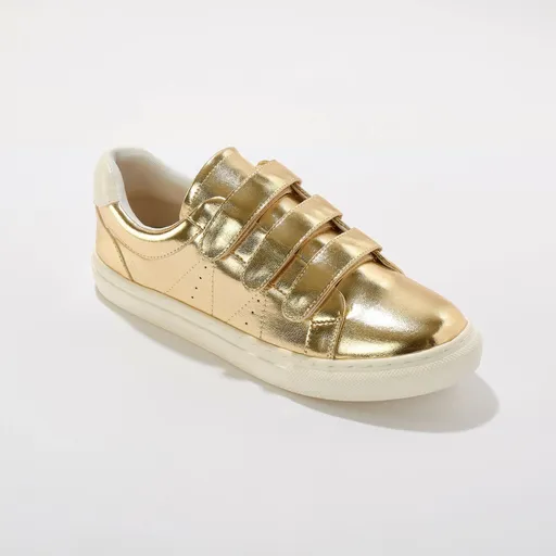 Adidași cu velcro aurii