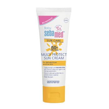 Sebamed Cremă de protecție solară fără parfum OF 50+ Baby (Multi Protect Sun Cream) 75 ml