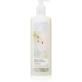 Avon Senses White Lily & Musk cremă de duș energizantă 720 ml