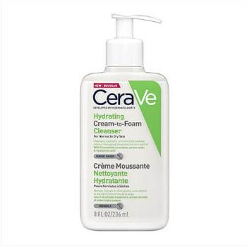 CeraVe Cremă spumă de curățare (Hydrating Cream-to-Foam {{Clean (Hydrating Cream-to-Foam Cleanser) 236 ml