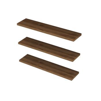 Raft Boss Walnut, 3 buc, maro închis