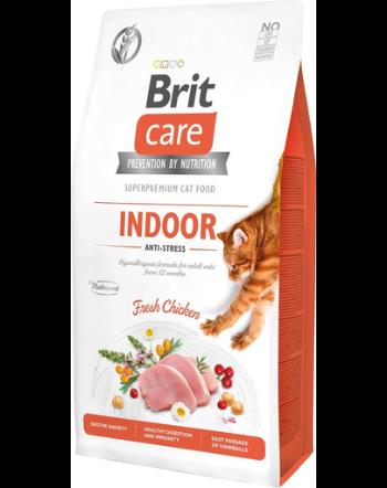 BRIT Care Cat Grain-Free Indoor Anti-Stress hrana uscata pisici, hipoalergenica, fara cereale, cu pui  2 kg