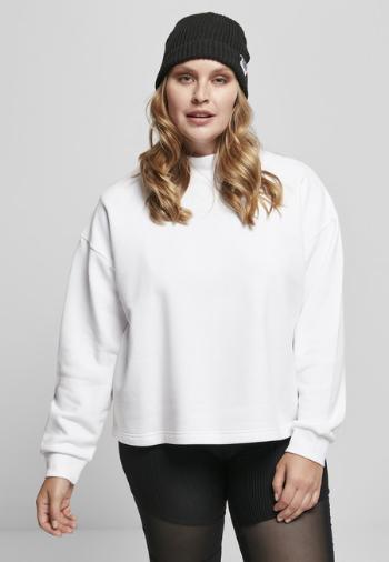 Urban Classics Ladies Oversized High Neck Crew white - XL
