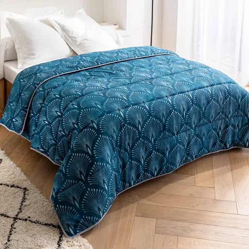 Pătură de bumbac cu imprimeu Palmito 400 g/m2