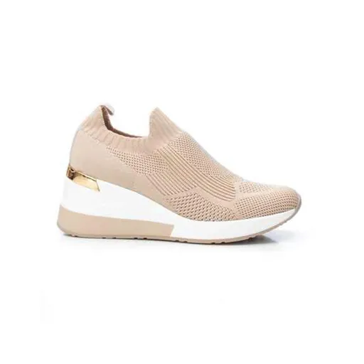 Adidași talpă groasă din pânză