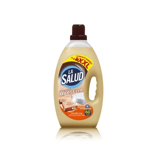 Detergent lichid pentru rufe cu Sapun Marsella, 4L, La Salud