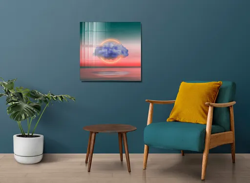 Tablou decorativ, 1262, Dimensiune: 60 x 60 cm, Multicolor