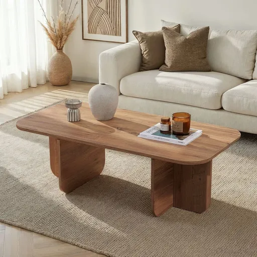 Masuta de cafea, Hanah Home, Akira, 120x41x60 cm, PAL, Maro