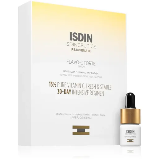 ISDIN Isdinceutics Flavo-C Forte ser intensiv cu vitamina C 3x5.3 ml