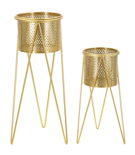 Mauro Ferretti Suport Vaza Sticla Set 2 Bucati cm 21X20X46-18X18X32 | Aosom Romania