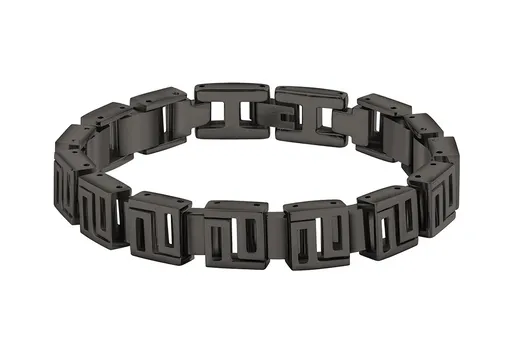 Police Brățară distinctivă din oțel Himal Black PJ26563BSU.02