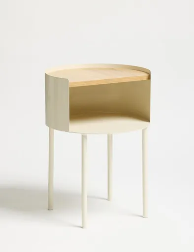 Masuta, Hanah Home, Espen, 40x56x40 cm, Crem