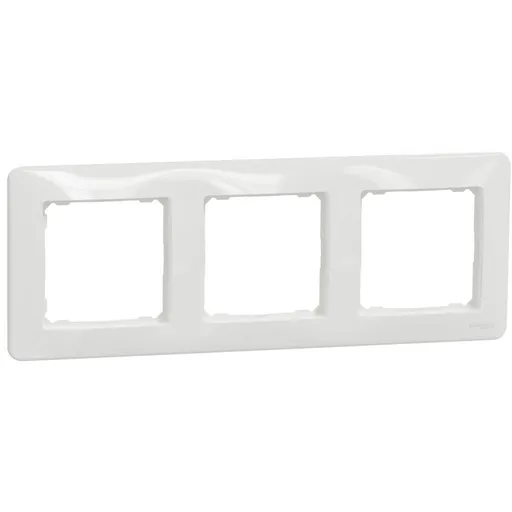 Rama tripla, Schneider, SDD311803, Sedna Design, alb