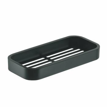 GEDY 321814 Raft inteligent pentru duș, 24,1 x 3 x11,1 cm, negru mat