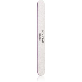 NeoNail Nail File Straight pilă de unghii 100/180 1 buc