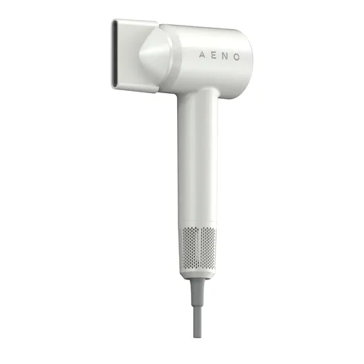 Uscător de păr cu motor fără perii AENO HD4 AHD0004, 1500W, 3 viteze, 5 trepte, 68 dB, Afisaj LED, alb