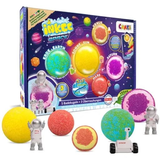 Craze Space Gift Box Bombe efervescente de baie în ambalaj cadou
