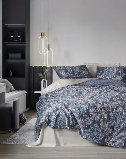 Lenjerie de pat dubla, L'essentiel Maison, Owen, Bej