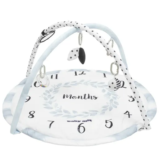 Baby Mix Păturică de joacă Lunile albe, 89 x 58 cm