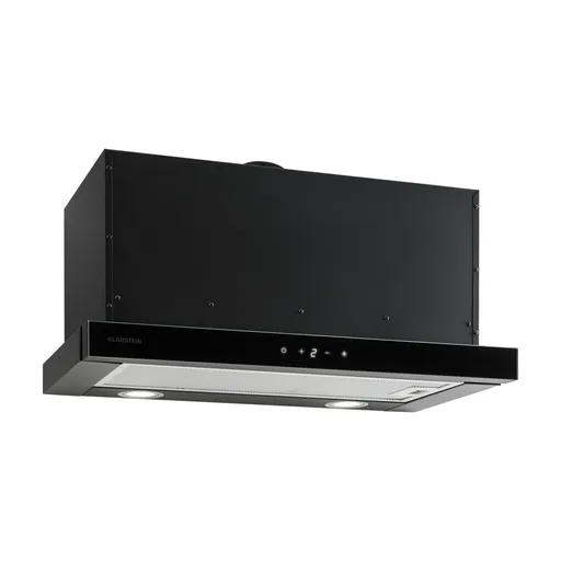 Klarstein Vinea, hotă incorporabilă, construcție plată, 60 cm, negru