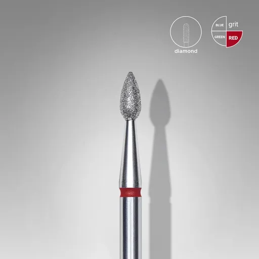 Capat freza diamant Staleks Expert picatura fina 2.3 mm - 418