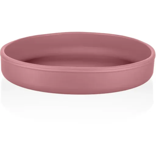Zopa Silicone Plate farfurie 6 m+ Old Pink 1 buc