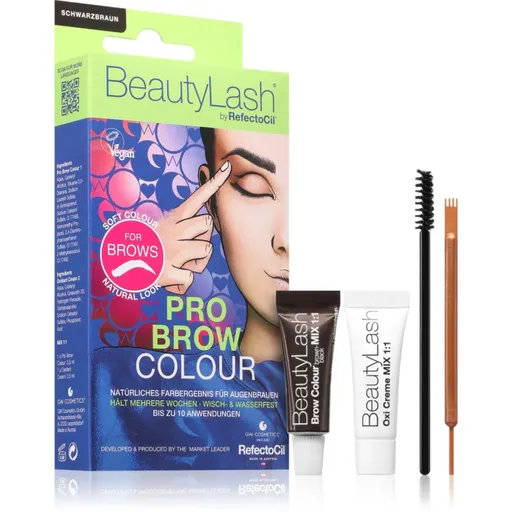 RefectoCil Pro Brow Colour culoare pentru sprancene culoare Blackbrown 1 buc