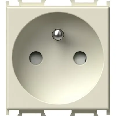 Modul Priza st. francez 1P 16A ST IP20 fildes, TEM Modul TEM-VM40IW-U