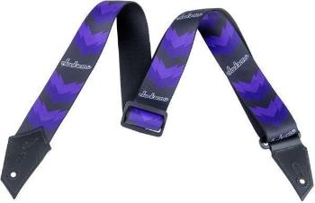 Jackson 299-3258-004 Gitarový pás Double V Black/Purple