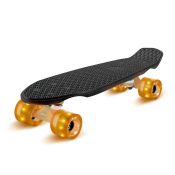 Fun pro Mini Cruiser Skateboard Skateboard Trickboard PP Board 100kg LED Wheels PU Hardness: 88A