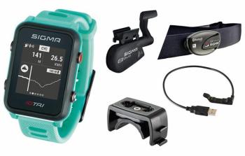 Sigma Monitor ritm cardiac iD.TRI SET Neon Mint 24260