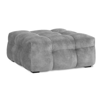 Vesta szürke bársony puff - Windsor & Co Sofas