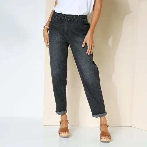 Blugi mamă confortabili și elastici