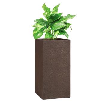 Blumfeldt Solid Grow Rust, ghiveci pentru flori, 40 x 80 x 40 cm, fibreclay, culoare ruginie