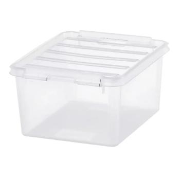 SmartStore Úložný box s bielymi klipmi Classic, 2 l, 2 l