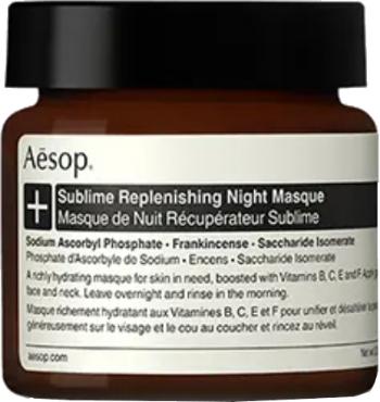 Aesop Mască de noapte hidratantă pentru pielea uscată și deshidratată (Sublime Replenishing Night Masque) 60 ml