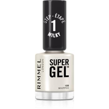 Rimmel Super Gel gel de unghii fara utilizarea UV sau lampa LED culoare 109 Whipped 12 ml