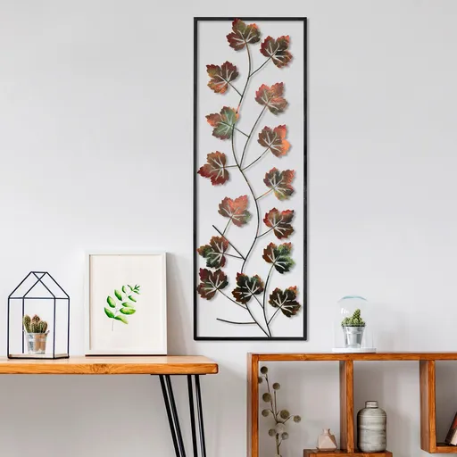 Decoratiune de perete, Platane 2, Dimensiune: 32 x 90 cm, Multicolor