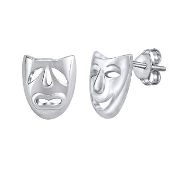 Silvego Cercei de argint cu mască de teatru PRM11187