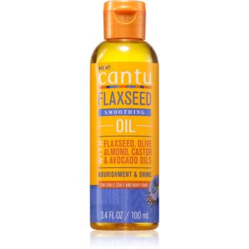 CANTU FlaxSeed Smoothing Oil Ulei de păr hidratant și hrănitor 100 ml