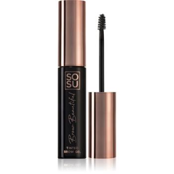 SOSU Cosmetics Brow Beautiful gel pentru sprancene culoare 04 Dark Ebony 5 ml