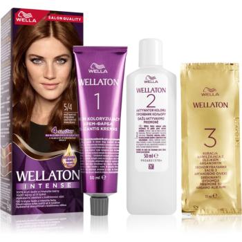 Wella Wellaton Intense Culoare permanenta pentru par cu ulei de argan culoare 5/4 Chestnut 1 buc